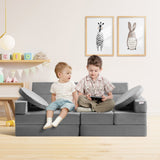 Pretend Play: VEVOR Play Couch, 15pcs Modular Kids Nugget Couch, Toddler Foam Sofa Couch with High-density 25D Sponge for Playing, Creativing, Sleeping, Imaginative Kids Furniture for Bedroom and Playroom