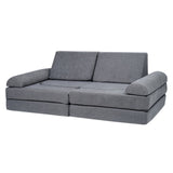Pretend Play: VEVOR Modular Kids Play Couch 10Pcs DIY Creative Toddler Sectional Sofa Grey