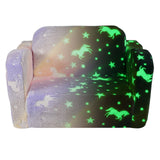 Arm Chairs & Recliners: VEVOR Foldable Baby Chair 2-in-1 Baby Lounger Couch Glow in Dark Kids Sofa