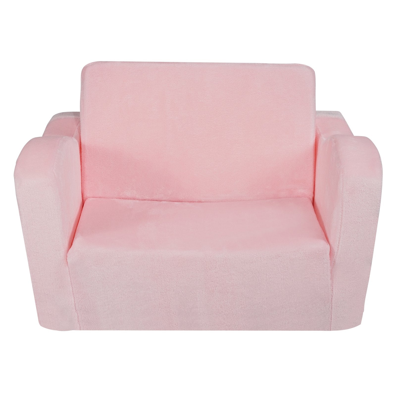 Sofas & Sofa Beds: VEVOR Baby Chair Foldable 2-in-1 Comfy Baby Lounger Couch Kids Sofa Pink