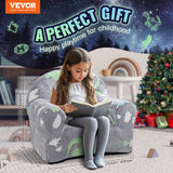 Changing Tables: VEVOR Toddler Chair Glow in the Dark Plush Baby Chair Playroom Furniture Grey