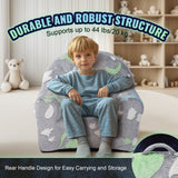 Changing Tables: VEVOR Toddler Chair Glow in the Dark Plush Baby Chair Playroom Furniture Grey