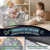 Changing Tables: VEVOR Toddler Chair Glow in the Dark Plush Baby Chair Playroom Furniture Grey
