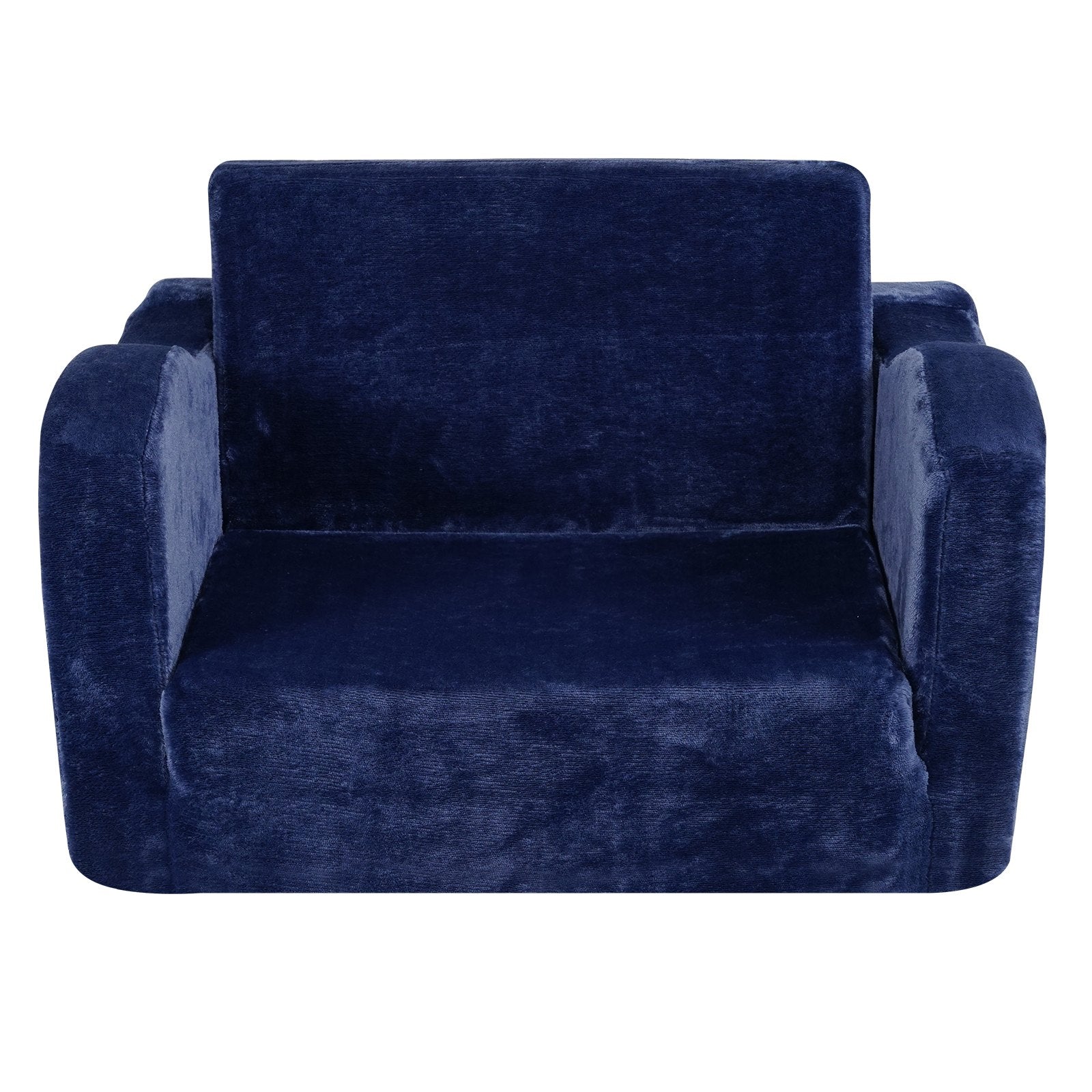 Sofas & Sofa Beds: VEVOR Baby Chair Foldable 2-in-1 Comfy Baby Lounger Couch Kids Sofa Blue