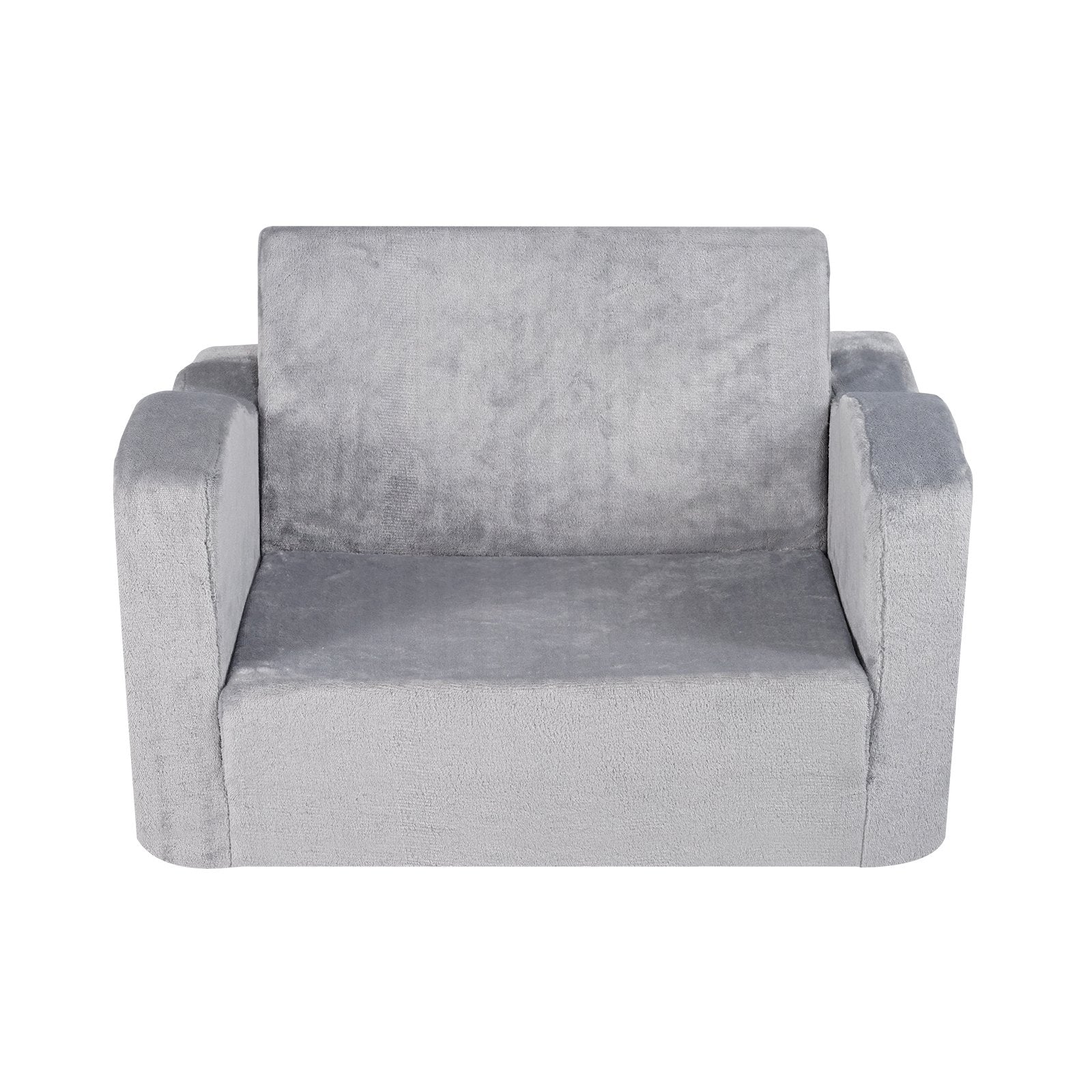 Sofas & Sofa Beds: VEVOR Baby Chair Foldable 2-in-1 Comfy Baby Lounger Couch Kids Sofa Grey