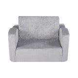 Sofas & Sofa Beds: VEVOR Baby Chair Foldable 2-in-1 Comfy Baby Lounger Couch Kids Sofa Grey