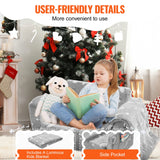 Basketball & Basketball Accessories: VEVOR Fold-out Kids Sofa, Glow-in-the-Dark Kids Couch Chair, 2-in-1 Children Convertible Sofa to Lounger, Extra Soft Flip-out Toddler Couch for Siting and Sleeping, for Bedroom and Playroom