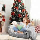 Basketball & Basketball Accessories: VEVOR Fold-out Kids Sofa, Glow-in-the-Dark Kids Couch Chair, 2-in-1 Children Convertible Sofa to Lounger, Extra Soft Flip-out Toddler Couch for Siting and Sleeping, for Bedroom and Playroom