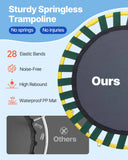 Trampolines & Accessories: VEVOR 3FT Trampoline for Kids, 92 cm Trampolines Indoor/Outdoor Trampoline for Toddlers, Foldable Mini Baby Trampoline with Foam Handle, Recreational Trampoline Birthday Gift for 3+ Years Kids