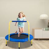 Trampolines & Accessories: VEVOR 3FT Trampoline for Kids, 92 cm Trampolines Indoor/Outdoor Trampoline for Toddlers, Foldable Mini Baby Trampoline with Foam Handle, Recreational Trampoline Birthday Gift for 3+ Years Kids