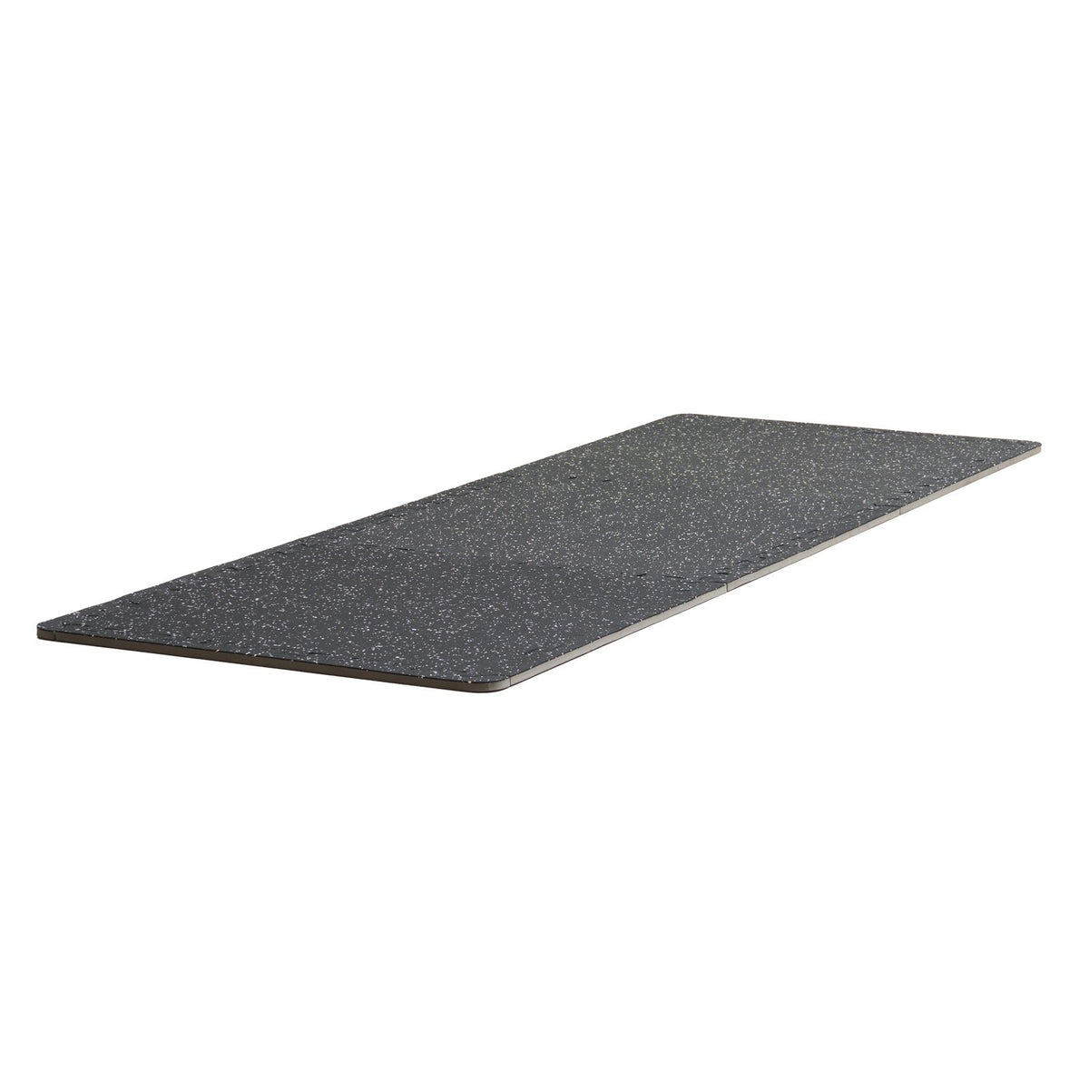 0.56 Inch Thick Gym Floor Mats, 25 Tiles Rubber Top with EVA Foam, 25" x 25" Gym Flooring Workout Mats with 100sq.ft Coverage, Interlocking Puzzle Gym Mats for Gym, Home, Garage, Black & White