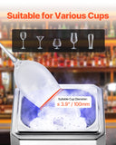 Wine Fridges: VEVOR Glass Froster Chiller, CO2 Beer Glass Froster, 8-10 Seconds/Cup with LED Light, Instant Glass Chiller for Wine, Cocktail, Champagne, Mixed Drinks, Juice, Ideal for Bar, Restaurant, Home Kitchen