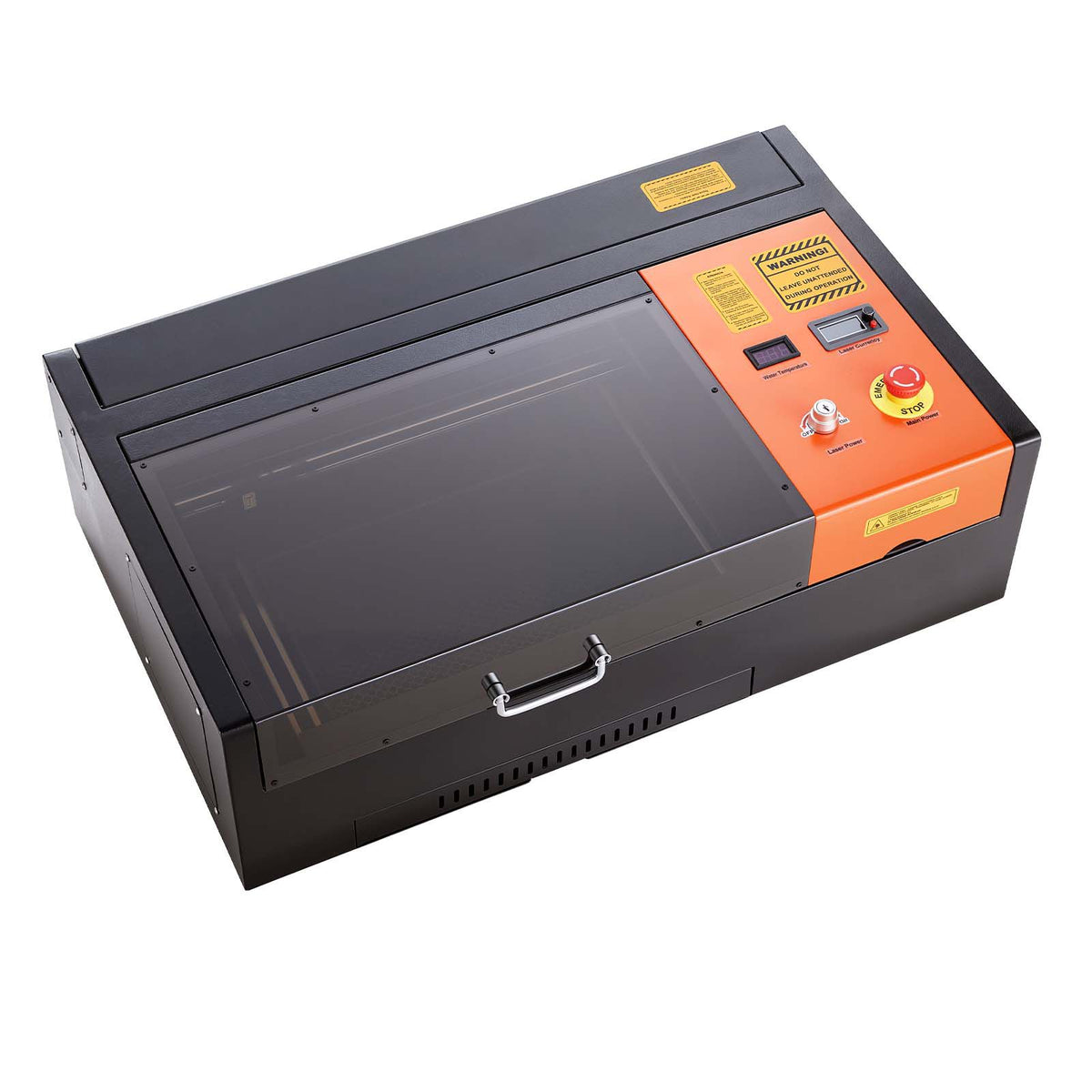 45W CO2 Laser Engraver, 300 x 200 mm, Desktop CO2 Laser Engraver Cutter Machine with Rotary Axis, Air Assist, Engraving Machine Compatible with LightBurn CorelDRAW GRBL, for Wood Acrylic Glass