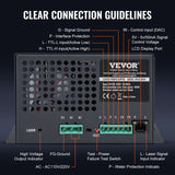 Desktops & Accessories: VEVOR CO2 Laser Power Supply, 100W, Power Supply for 100W Laser Tube, Constant Current Protection, Open Circuit Protection, Fast Heat Dissipation, Compatible for Multi-brand Laser Engravers & Cutters