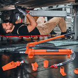 Automotive Repair & Speciality Tools: VEVOR 10 Ton Porta Power Kit, Portable Hydraulic Jack with 4.6 ft/1.4 m Oil Hose, Auto Body Frame Repair Kit with Storage Case for Car Repair, Truck, Farm