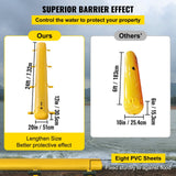 Traffic Control & Parking Tools: VEVOR Flood Barrier Hydro Barrier 24' Length x 12
