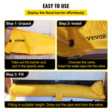 Traffic Control & Parking Tools: VEVOR Flood Barrier Hydro Barrier 24' Length x 12