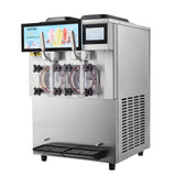 Food Storage: VEVOR Commercial Slushy Machine, 2 x 12L / 3.17 Gal Double Tanks, Cool and Freeze Modes, Stainless Steel Margarita Smoothie Frozen Drink Maker, Slushie Machine for Party Cafes Restaurants Bars Home