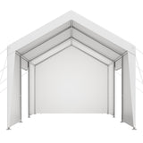 Canopies & Gazebos: VEVOR Carport Car Canopy 10x20FT Heavy Duty Car Shelter with Sidewalls White