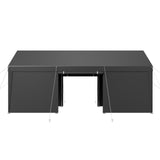 Canopies & Gazebos: VEVOR Carport Car Canopy 12x20FT Heavy Duty Car Shelter with Sidewalls White