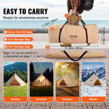 Tents: VEVOR Canvas Bell Tent 3m/9.8ft 4-Season Canvas Tent for Camping with Stove Jack