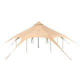 Tents: VEVOR Canvas Tent 4 Seasons 5 m/16.4 ft Bell Tent for Camping with Stove Jack