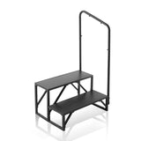 Mobility & Accessibility: VEVOR RV Steps, 2-Step RV Stairs, 199.58KGS Load Capacity, Thickened Carbon Steel, With Handrail, Non-Slip Steps for Safe Entry and Exit, Suit for RV, Trailer, Camper Steps