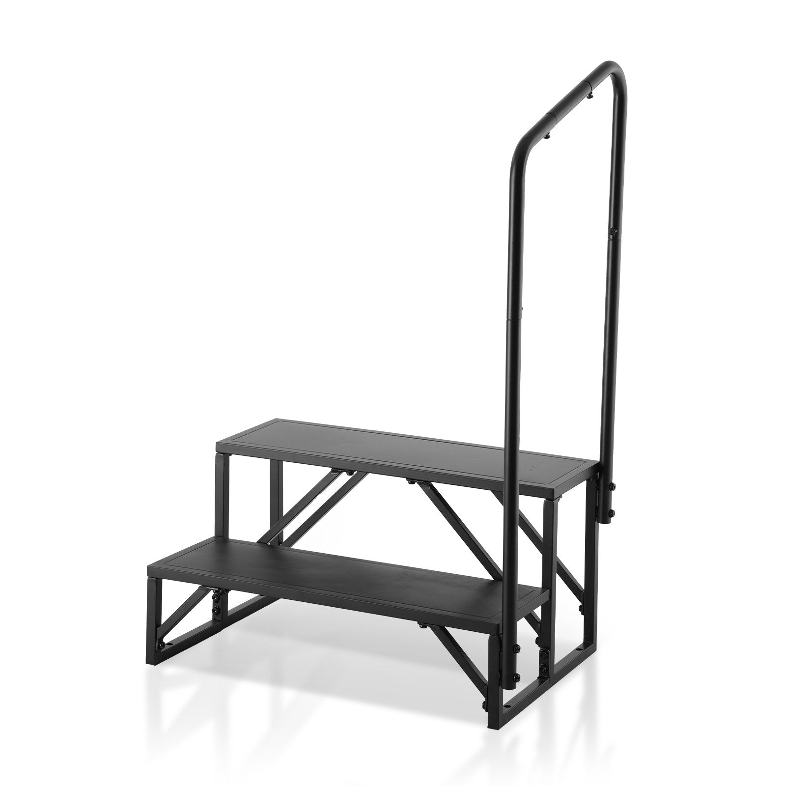 Mobility & Accessibility: VEVOR RV Steps, 2-Step RV Stairs, 199.58KGS Load Capacity, Thickened Carbon Steel, With Handrail, Non-Slip Steps for Safe Entry and Exit, Suit for RV, Trailer, Camper Steps