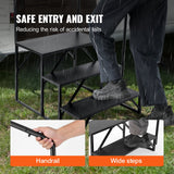 Mobility & Accessibility: VEVOR RV Steps, 3-Step RV Stairs, 199.58KGS  Load Capacity, Thickened Carbon Steel, With Handrail, Non-Slip Steps for Safe Entry and Exit, Suit for RV, Trailer, Camper Steps