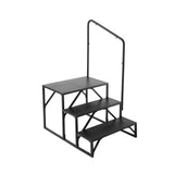 Mobility & Accessibility: VEVOR RV Steps, 3-Step RV Stairs, 199.58KGS  Load Capacity, Thickened Carbon Steel, With Handrail, Non-Slip Steps for Safe Entry and Exit, Suit for RV, Trailer, Camper Steps