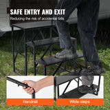 Mobility & Accessibility: VEVOR RV Steps, 4-Step RV Stairs, 199.58KGS Load Capacity, Thickened Carbon Steel, With Handrail, Non-Slip Steps for Safe Entry and Exit, Suit for RV, Trailer, Camper Steps