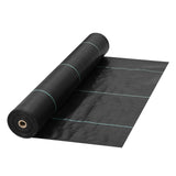 Canopies & Gazebos: VEVOR Weed Barrier, 5.8oz Landscape Fabric, 4ft x 300ft Cover Mat Heavy Duty Woven Grass Control Geotextile for Garden, Patio, Black