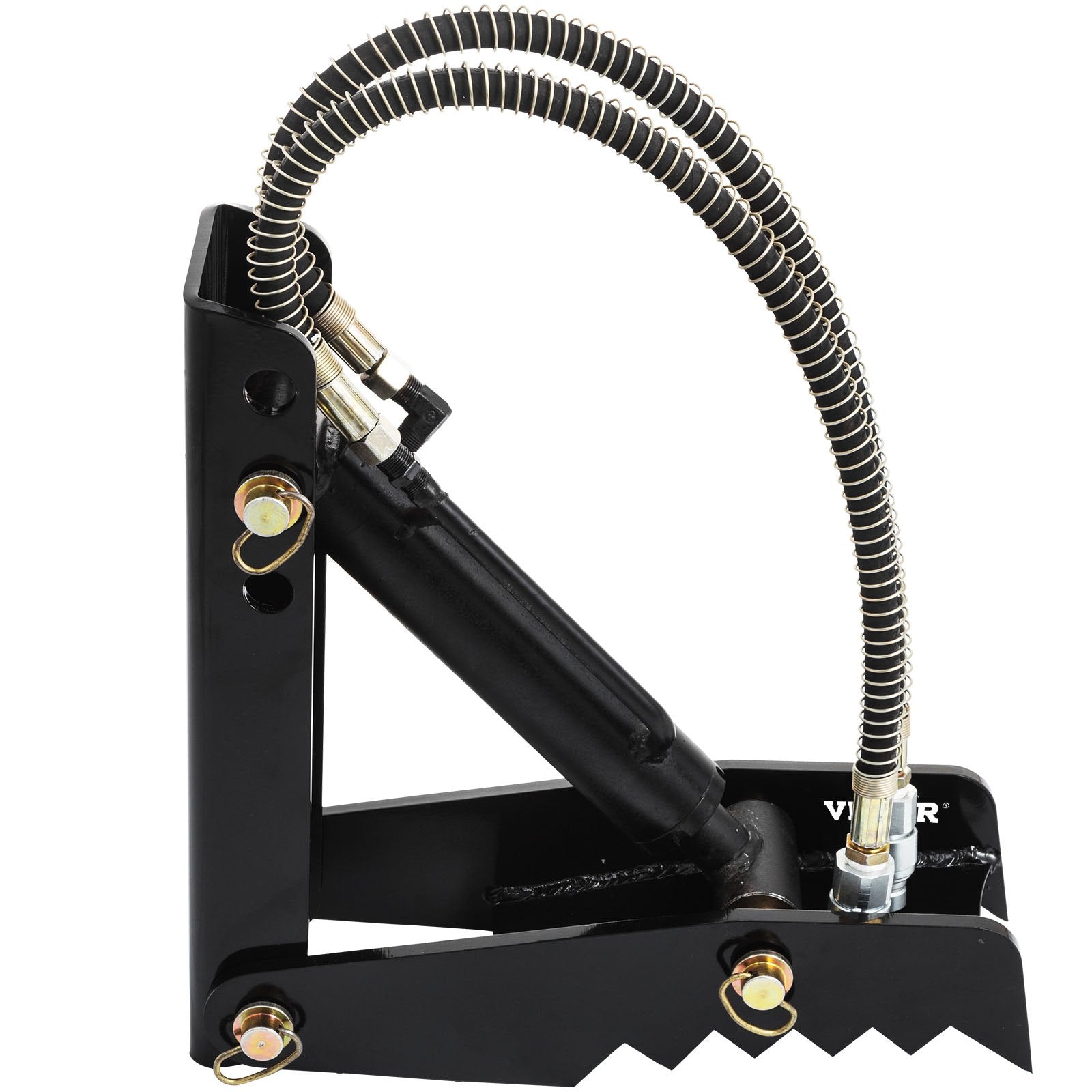 Hydraulic Backhoe Thumb, 45.7cm 1.27cm Thickness Heavy Duty Excavator Thumb, Black Steel Weld On Thumb Attachments with Hydraulic Cylinder, Mechanical Hydraulic Thumb for Backhoe/Excavator
