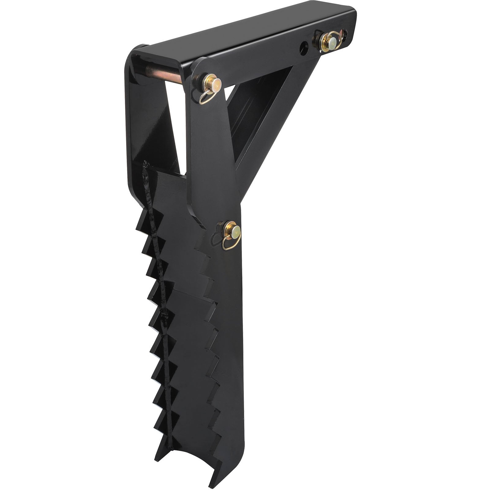 32 inch Backhoe Excavator Thumb Attachments Weld On Adjustable Boom Tractor Excavator 1/2Inch Teeth Thick Steel Plate Assembly 12MM Bolt-On Design