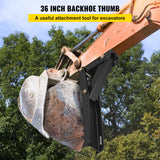 Automotive Parts: VEVOR Backhoe Excavator Thumb Attachments, 91.44 cm  Adjustable Extreme Weld On Backhoe Thumb Hoe Clamp 1.27 cm Inch Teeth Thick Steel Plate 16MM Assembly Bolt-On Design