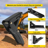 Automotive Parts: VEVOR Backhoe Excavator Thumb Attachments, 91.44 cm  Adjustable Extreme Weld On Backhoe Thumb Hoe Clamp 1.27 cm Inch Teeth Thick Steel Plate 16MM Assembly Bolt-On Design