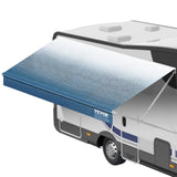 Canopies & Gazebos: VEVOR RV Awning Fabric Replacement, 6.15m Fabric Length for 6.4m Awning, Heavy Duty 3-Ply 16oz PVC Camper Awning Fabric, Waterproof & UV Protection Outdoor Canopy for RV, Trailer, Motorhome, Blue Fade