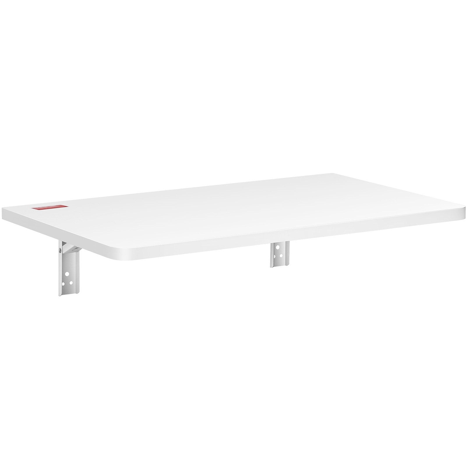 Desk Accessories: VEVOR Wall Mounted Folding Table, Wall Mount Drop Leaf Tables, Wooden Floating Desk for Dining, Laundry Room, Office, 23.6" x 15.6" Fold Down Desk with Carbon Steel Bracket