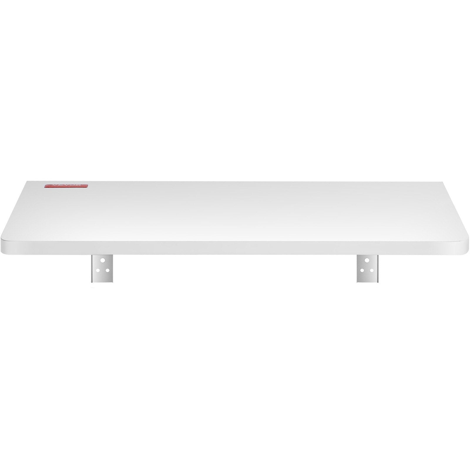 Desk Accessories: VEVOR Wall Mounted Folding Table, Wall Mount Drop Leaf Tables, Wooden Floating Desk for Dining, Laundry Room, Office, 23.6" x 15.6" Fold Down Desk with Carbon Steel Bracket