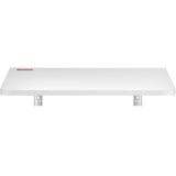 Desk Accessories: VEVOR Wall Mounted Folding Table, Wall Mount Drop Leaf Tables, Wooden Floating Desk for Dining, Laundry Room, Office, 23.6" x 15.6" Fold Down Desk with Carbon Steel Bracket
