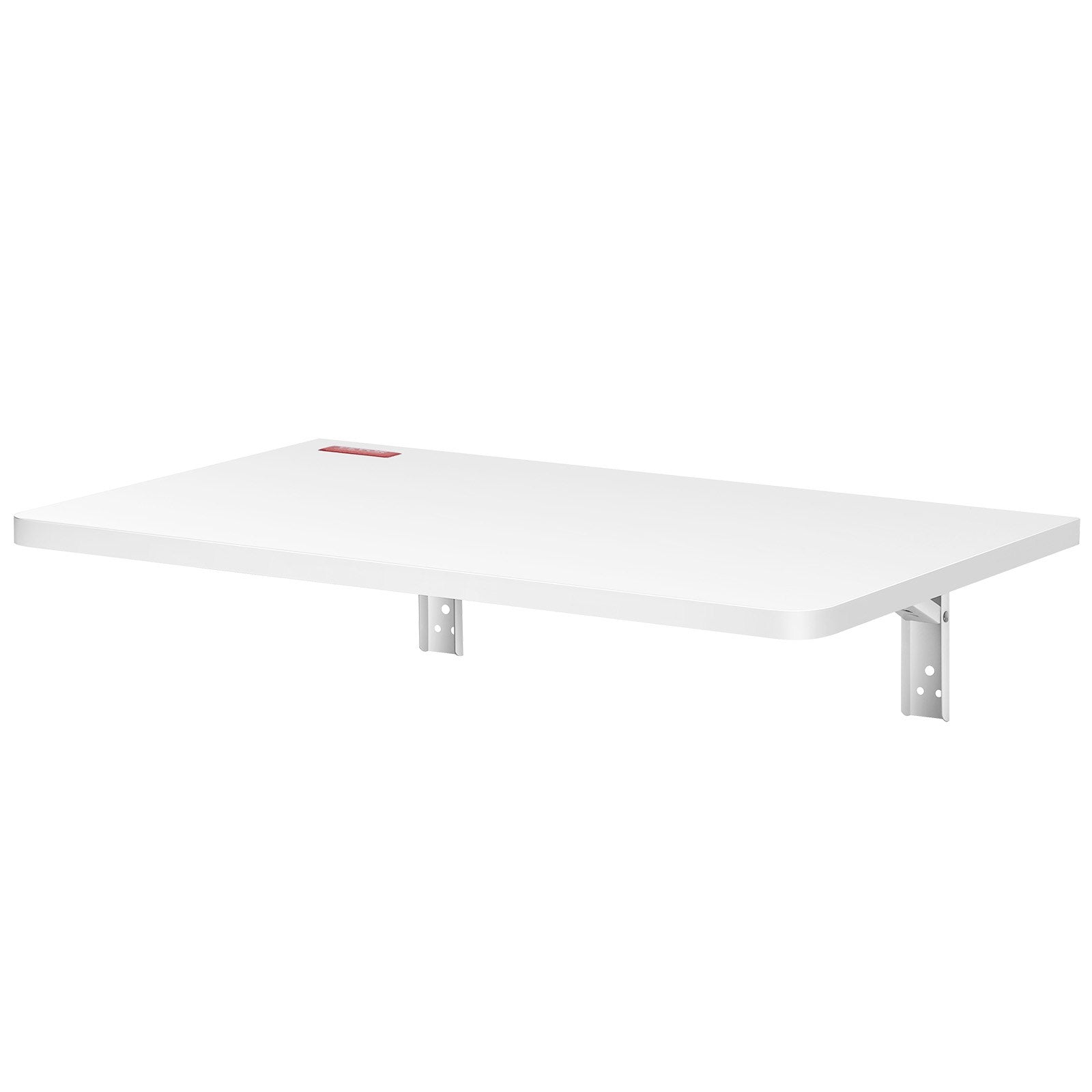 Desk Accessories: VEVOR Wall Mounted Folding Table, Wall Mount Drop Leaf Tables, Wooden Floating Desk for Dining, Laundry Room, Office, 23.6" x 15.6" Fold Down Desk with Carbon Steel Bracket