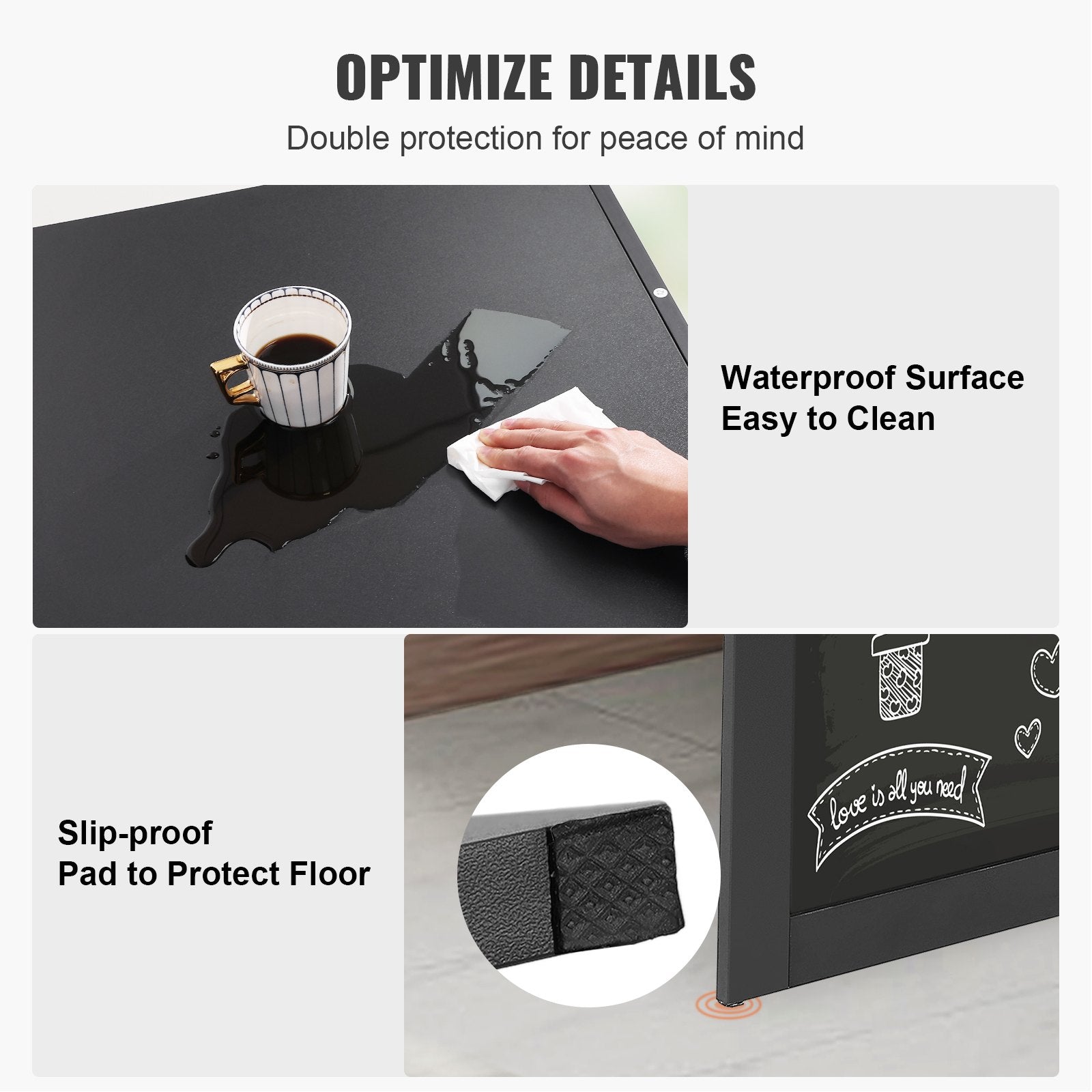 Desk Accessories: VEVOR Wall Mounted Desk, Fold out Convertible Desk, Multi-Function Folding Wall Table with Chalkboard for Home Office, Space Saving Computer Desk with Storage Area