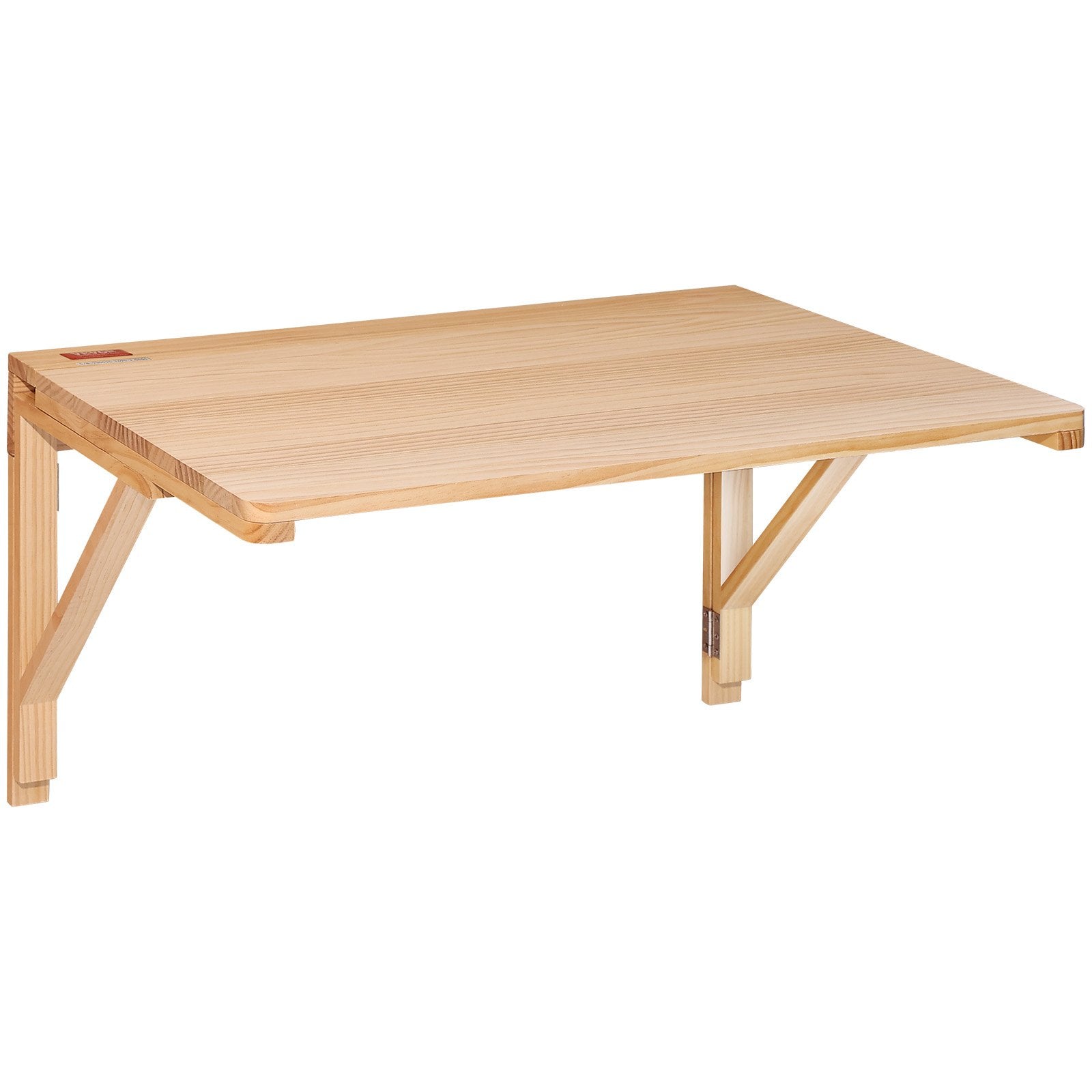 Desk Accessories: VEVOR Wall Mounted Folding Table, Wall Mounted Drop Leaf Tables, Solid Wood Floating Desk for Dining, Laundry Room, Office, 31.5" x 23.58" x 17.24" Fold Down Desk