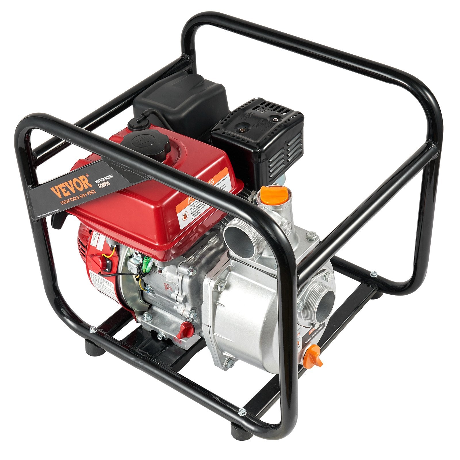 Fuel & Exhaust: VEVOR Gasoline Engine Water Pump Gas Powered Transfer Pump 50 mm 7HP 4-Stroke