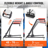 Automotive Repair & Speciality Tools: VEVOR Automotive Topside Creeper, with Adjustable Height 48" to 76", 181.44KGS Capacity High Creeper, 4 Swivel Caster Wheels, Heavy Duty Foldable Creeper for Auto Repair and Maintenance