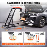 Automotive Repair & Speciality Tools: VEVOR Automotive Topside Creeper, with Adjustable Height 48" to 76", 181.44KGS Capacity High Creeper, 4 Swivel Caster Wheels, Heavy Duty Foldable Creeper for Auto Repair and Maintenance