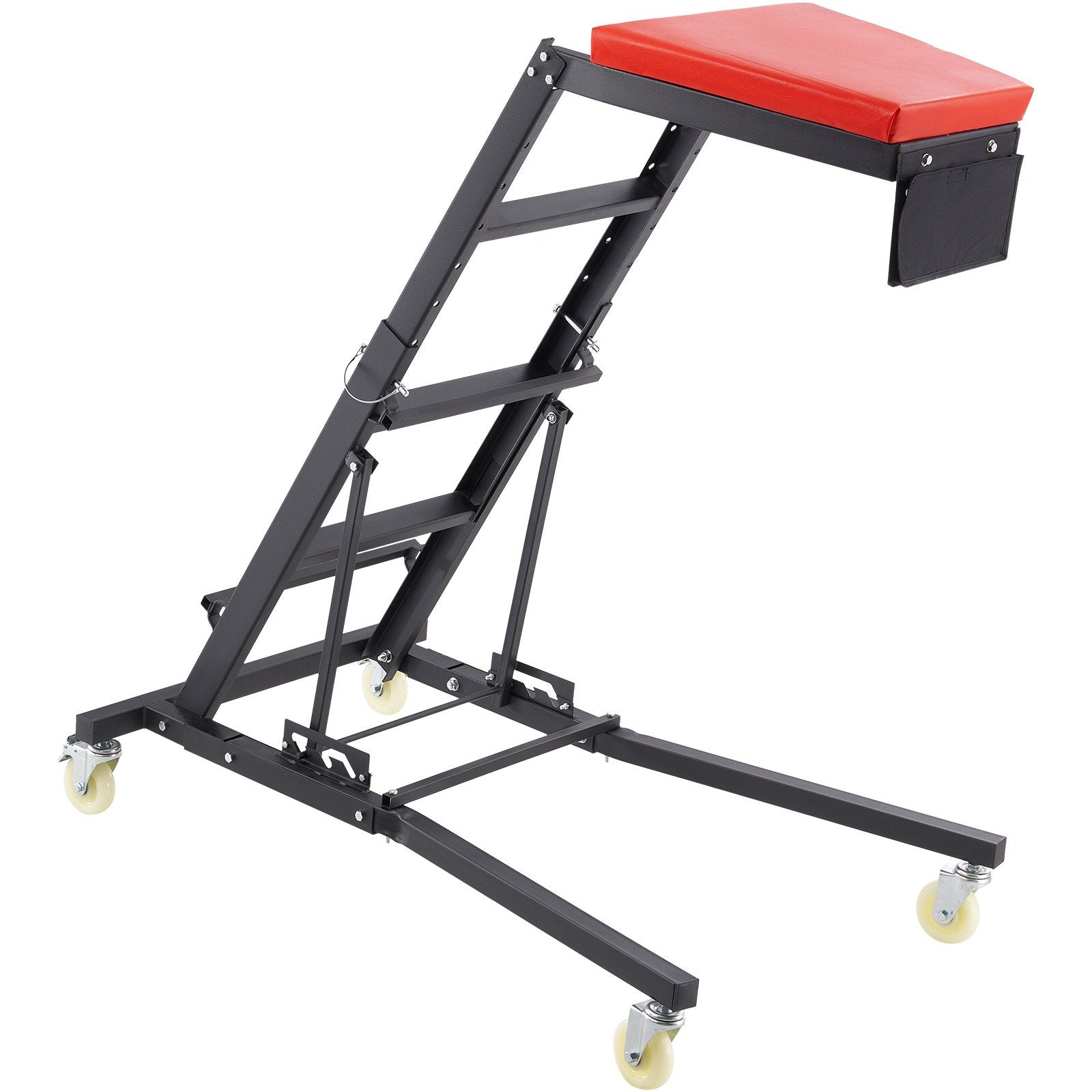 Automotive Repair & Speciality Tools: VEVOR Automotive Topside Creeper, Engine Creeper 42.5"-64.8", 181.44KGS Capacity High Top Creeper, 4 Swivel Caster Wheels, Padded Deck,  Creeper for Home Garage, Workshop Repair Maintenance