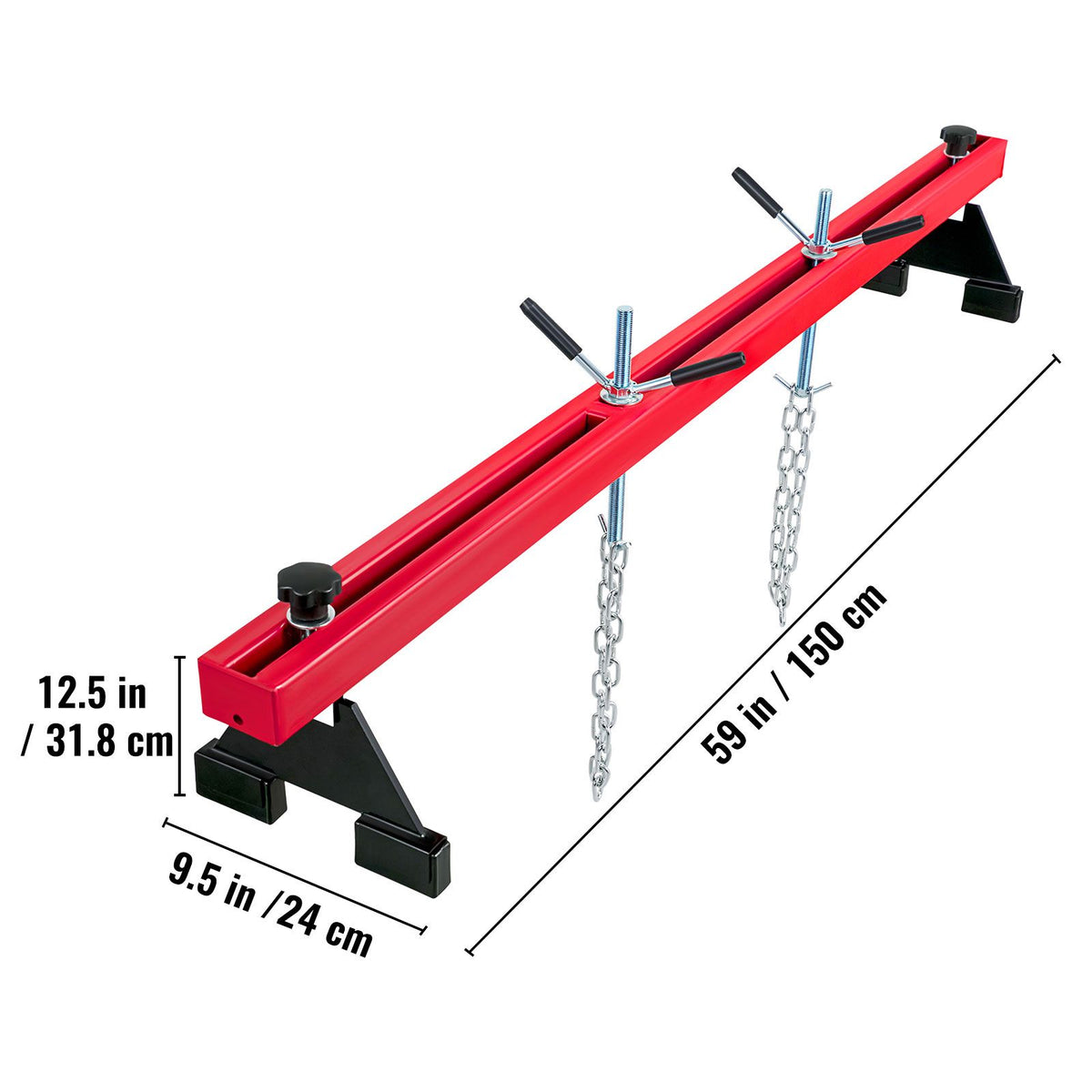 Engine Support Bar Engine Load Leveler 1100 Lbs Transmission w/ Dual Hook