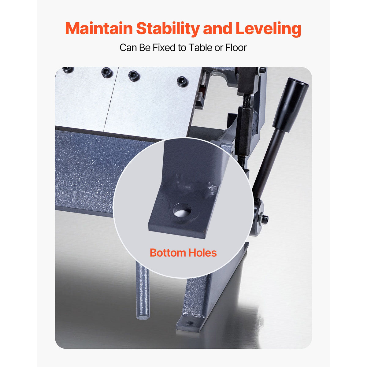 Box and Pan Brake, 305 mm Sheet Metal Bending Brake, 20-Gauge Mild Steel Capacity, 0-135 Degree Adjustable, Metal Bender Machine with 5 Fingers, Heavy-Duty Aluminum Folder for Precise Bending