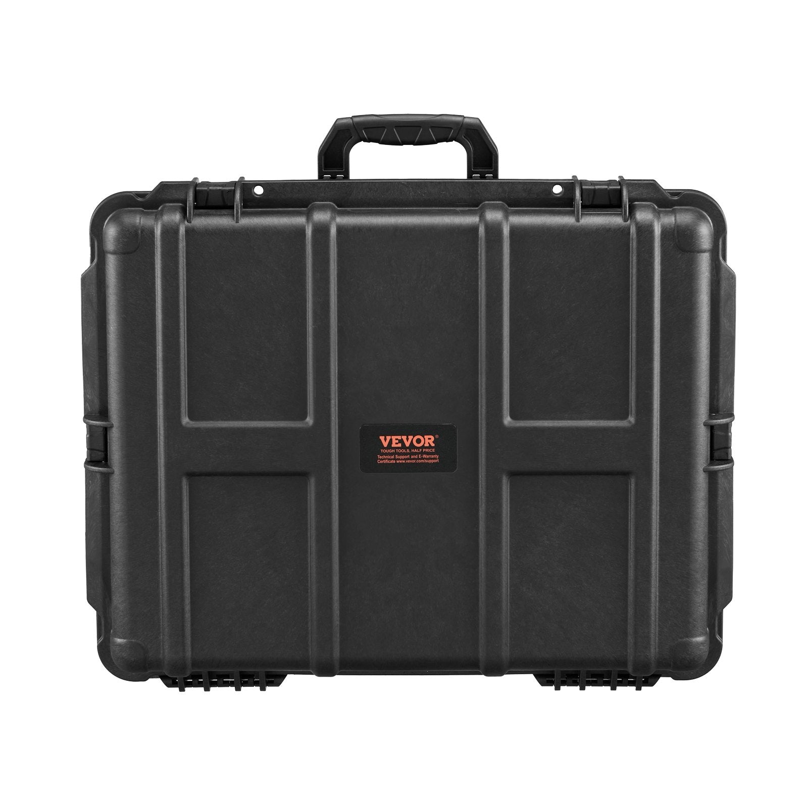 Weatherproof Hard Case, Heavy Duty Protective Dry Box Case with Pre-cut Foam, and Retractable Pull Handles for Travel, Hunting, Military, Tactical, IP67 Waterproof Case for Cameras (56.1x37x26)